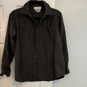 J Jill wool blend button up shirt